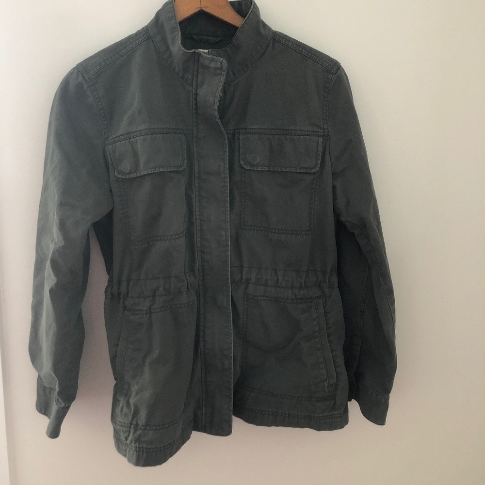 Gap Jacket women’s Twill cargo green size Large